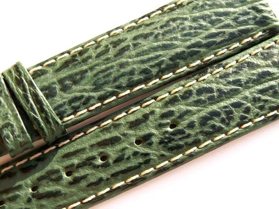 ZENITH SHARK BAND STRAP GREEN 18 MM 73/111 NEW Z18-08 - Image 1 of 4
