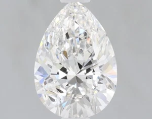 1.01 Cts Pear Cut IGI Certified Lab Grown CVD Diamond F Color SI2 Clarity STONE - Picture 1 of 12