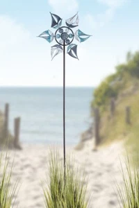 Gartenstecker Windrad "Schiffe" H: 150cm - Bild 1 von 1