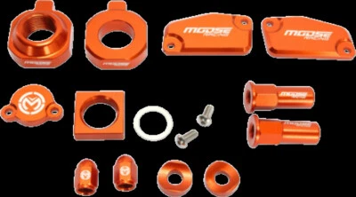 Moose Racing Bling Pack Billet Aluminio Naranja Para KTM 85SX y Freeride 250R 350R Foto 1 de 2