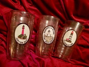 Lighthouse Tervis Tumbler Beach Salt life 16 fl oz St. Augustine Jupiter PATCH - Picture 1 of 1