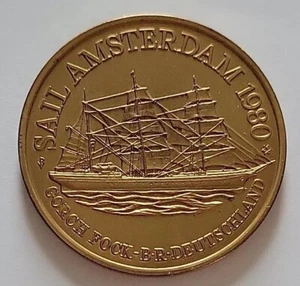 Medalla conmemorativa Sail Amsterdam 1980 - Como fotos - Imagen 1 de 4