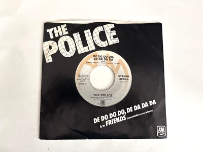 The Police De Do Do Do, De Da Da Da 45 RPM 1980 A&M Records VG+ Play Test Foto 1 de 4