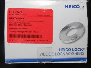 Discos de seguridad de cuña - WEDGE LOCK WASHERS HLB-24S - 50 uds. (6,78 EUR/) - Imagen 1 de 2