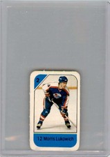 1982-83 POST CEREAL MINI NHL HOCKEY CARD MORRIS LUKOWICH WINNIPEG JETS #NNO