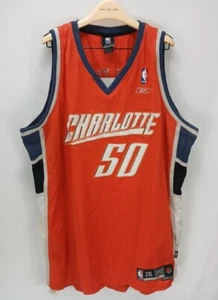 Vintage Reebok Charlotte Bobcats Emeka Okafor #50 NBA Auswärtstrikot Herren Größe 2XL - Bild 1 von 12