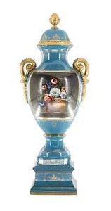 Baroque Hand Painted Floral Courtship Vase-30in!-NEW! - Picture 1 of 4