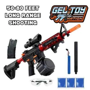 Electric M416 Gel Ball Blaster Gun, Automatic Firing w/ 40,000 Gels - Picture 1 of 7