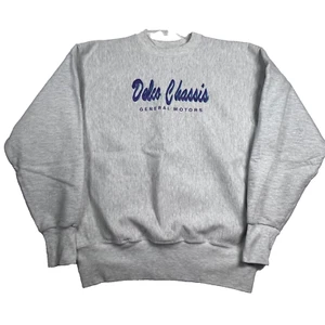Vintage Genus Sweatshirt Delco Chassis General Motors Car Sweatshirt Sz XL - Picture 1 of 13
