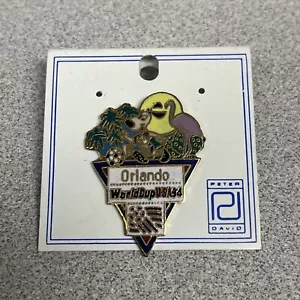 Official World Cup USA 1994 Pin Striker Dog Badge - Orlando #PI-113 - Picture 1 of 2