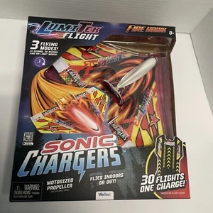 LumiTek Flight Sonic Chargers Plane - 3 Flying Modes - Motorized Propeller - Picture 1 of 4