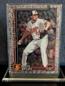 2025 Topps Series 1 - Silver Crackle - Zach Eflin - Orioles- #188 - Picture 1 of 2