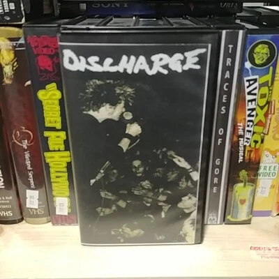 Discharge Live VHS Hardcore Punk Rock D Beat Concert Foto 1 de 3