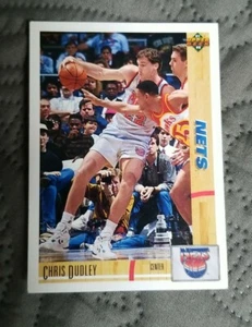 1991-92 Upper Deck New Jersey Nets Basketball Card #311 Chris Dudley - Picture 1 of 2