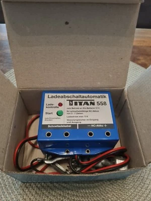 TITAN 558 LADEABSCHALTAUTOMATIK für NC-Akkus verpolungssicher RC Modellbau OVP - Bild 1 von 4