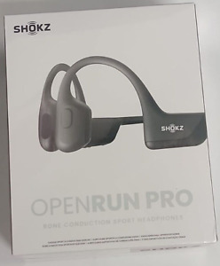 Shokz - OpenRun Pro Premium Bone Conduction Open-Ear Sport Headphones Steel