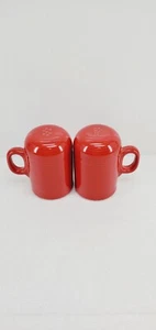 RANGETOP SALT PEPPER SHAKERS scarlet red RANGE TOP FIESTA new - Picture 1 of 3