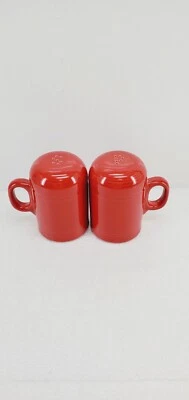 RANGETOP SALT PEPPER SHAKERS scarlet red RANGE TOP FIESTA new
