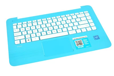 905569-001 3Q0P9KA0290 HP TOP COVER W/ KEYBOARD 14-AX010WM (GRD A)(BB12-DF25) - Image 1 of 3