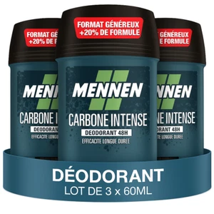 3er Set Mennen Deodorants CARBON INTENSE 48H Langanhaltende Wirksamkeit 3 x 60ml - Bild 1 von 6