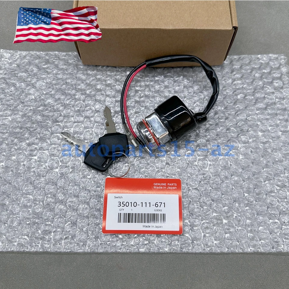 New Ignition Key Switch For Honda CT90 CL70 CL90 CB125 CL100 CL100S CL125 XL100 - Image 1 of 4