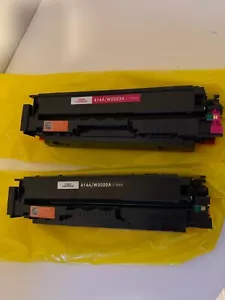 NEU Deutsch HP 414A Toner Set, Schwarz W2020A & Magenta W2023A - Bild 1 von 4