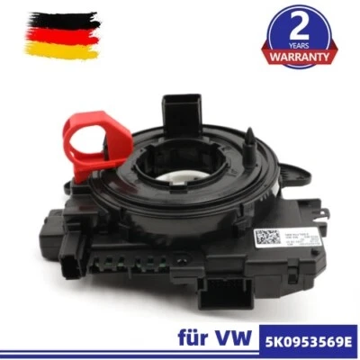 5K0953569E sensor de ángulo de dirección muelle de bobinado unidad de control anillo abrasivo de airbag para VW - Imagen 1 de 4