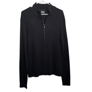 Neiman Marcus Pullover Herren Large Full Zip Merinowollmischung Karriere Minimal - Bild 1 von 9