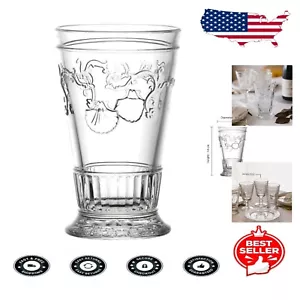 Clear Modern Glass Tumbler, 340cc - La Rochere's Versailles Elegance - Picture 1 of 7