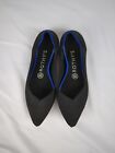 Rothy's Comfort The Point Ballet Flats Size 7 37.5 Black Womens Shoes Recycled 