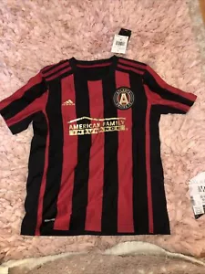 Maglia calcio Adidas Atlanta United FC MLS Home 2020-21 US Youth/Bambini M 11/12 - Foto 1 di 9