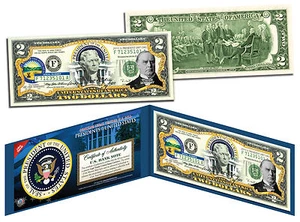 WILLIAM McKINLEY * President 1897-1901 * Colorized $2 Bill US Legal Tender - Picture 1 of 3