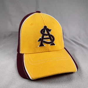 Cappello Arizona Sun Devils uomo aderente M/L rosso giallo ASU Zeyphr NCAA - Foto 1 di 11