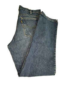Jeans vintage Levis 540 34 x 32 hechos en EE. UU. AÑOS 90 1991 lavado a la piedra lengüeta marrón recta - Imagen 1 de 14