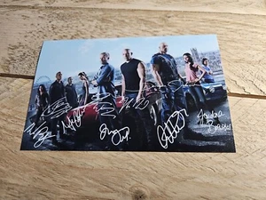 THE FAST AND THE FURIOUS CAST Repro-Autogramm -ca. 10x16 - (040) - Picture 1 of 1