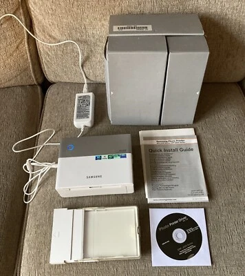 Samsung SPP2020 Digital Thermal Photo Printer USB Bluetooth No Dongle Or Ink H - Image 1 of 4