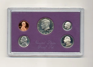 US PROOF KURSMÜNZENSATZ - 1987 S - Bild 1 von 3