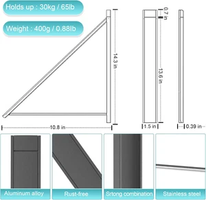 Retractable Clothes Drying Rack,Space Saver Wall Mounted Folding Hanger for L... - Picture 1 of 8