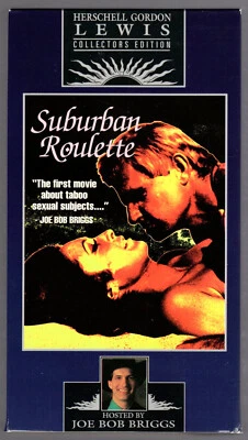 SUBURBAN ROULETTE (1968) Host *Joe Bob Briggs* SEXPLOITATION H.G. Lewis VHS RARE - Image 1 of 4