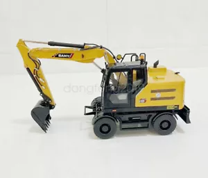 Escavatore a ruote scala 1/25 SANY SY155W modellino pressofuso giocattolo collezione regalo - Foto 1 di 6