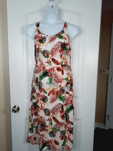 NWT Vero Moda XL Easy Strap Calf Lenghth Multicolor Floral Sundress - Picture 1 of 9