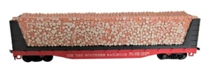 Vtg Tyco #334A HO Scale Pulpwood Car 50 Ft Southern Railroad W/Original Box 4365 - Picture 1 of 12