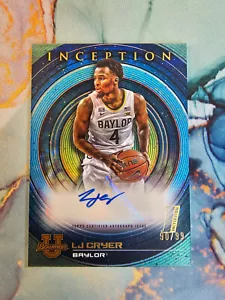 LJ Cryer Blue Auto /99 2022/23 Bowman Inception - Foto 1 di 2