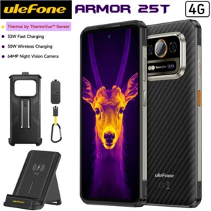 4G LTE Ulefone Armor 25T Rugged Phone Android 14 Outdoor Thermal Imaging Camera - Picture 1 of 16