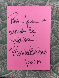 Roberto Montero - MEXIKANISCHES KINO - Tharus, Sohn von Attila - handsigniert 1973 - Bild 1 von 2