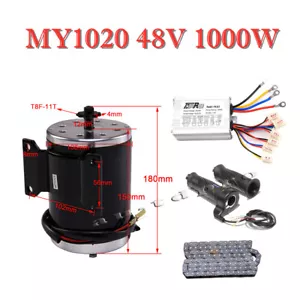 48V 1000W Brush Motor Speed Controller Throttle Grips Chain for Ebike Scooter - Picture 1 of 11