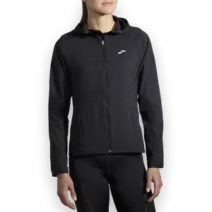 Brooks Running Canopy Jacket Women's Sport Black WMNS Daily Run Jacket 221521001 - Picture 1 of 6