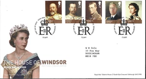 2012 Kings & Queens (6th issue) House of Windsor, Tallents House Cancel FDC - Picture 1 of 1