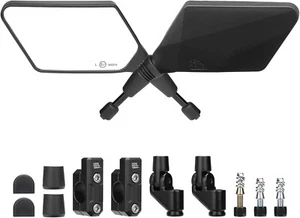 ATV Mirrors Motorcycle 7/8" Handlebar Mounts for Polaris Sportsman Outlander - Foto 1 di 12