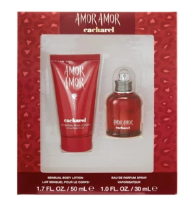 2 Piece Set: Cacharel Amor Amor for Women EDT Perfume & Lotion E16C - Picture 1 of 2